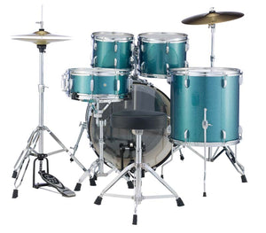 Pearl Roadshow Drum Set Complete 2024 Spec - #703 Aqua Blue Glitter